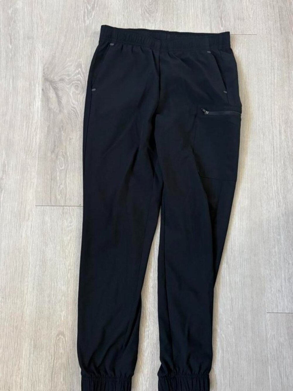 Boys Tek Gear Black Athletic Jogger Pants Size 10/12 Performance Track Pants